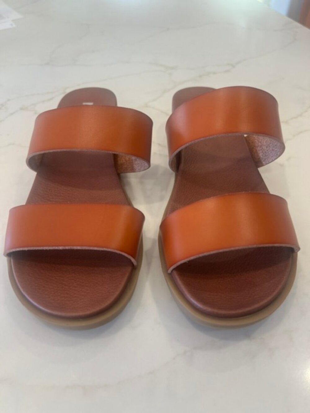 Mia Brown Slide Sandals - Picture 5 of 9